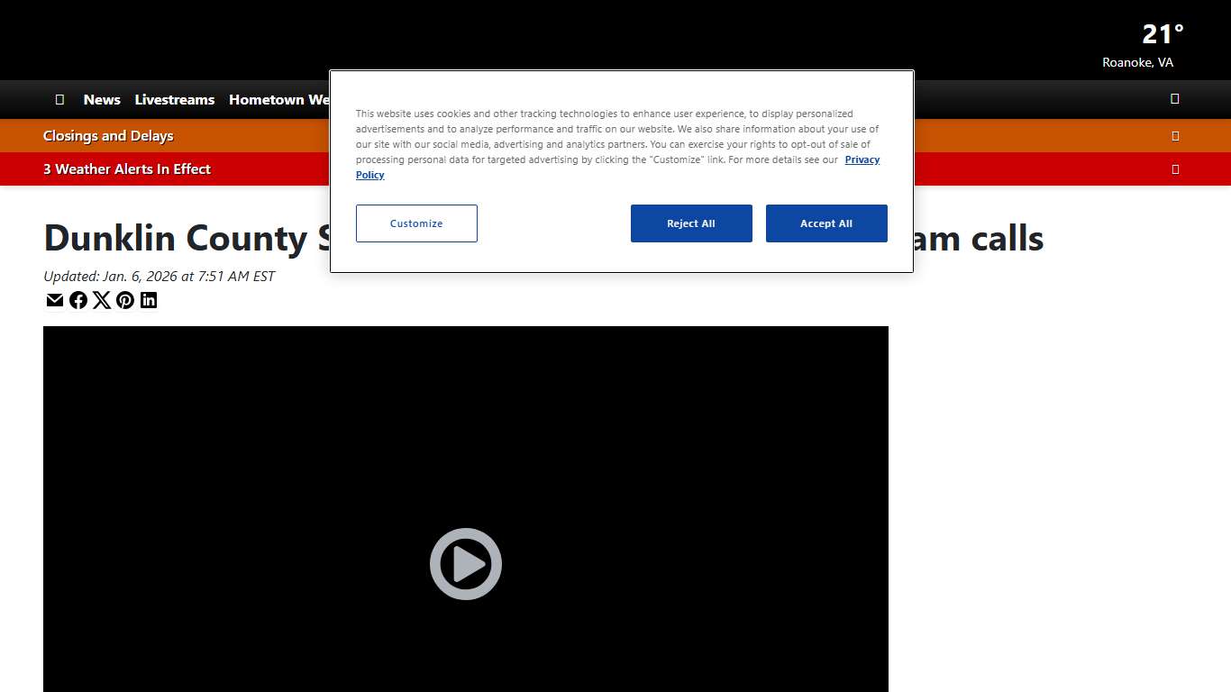 Dunklin County Sheriff’s Office warns of warrant scam calls