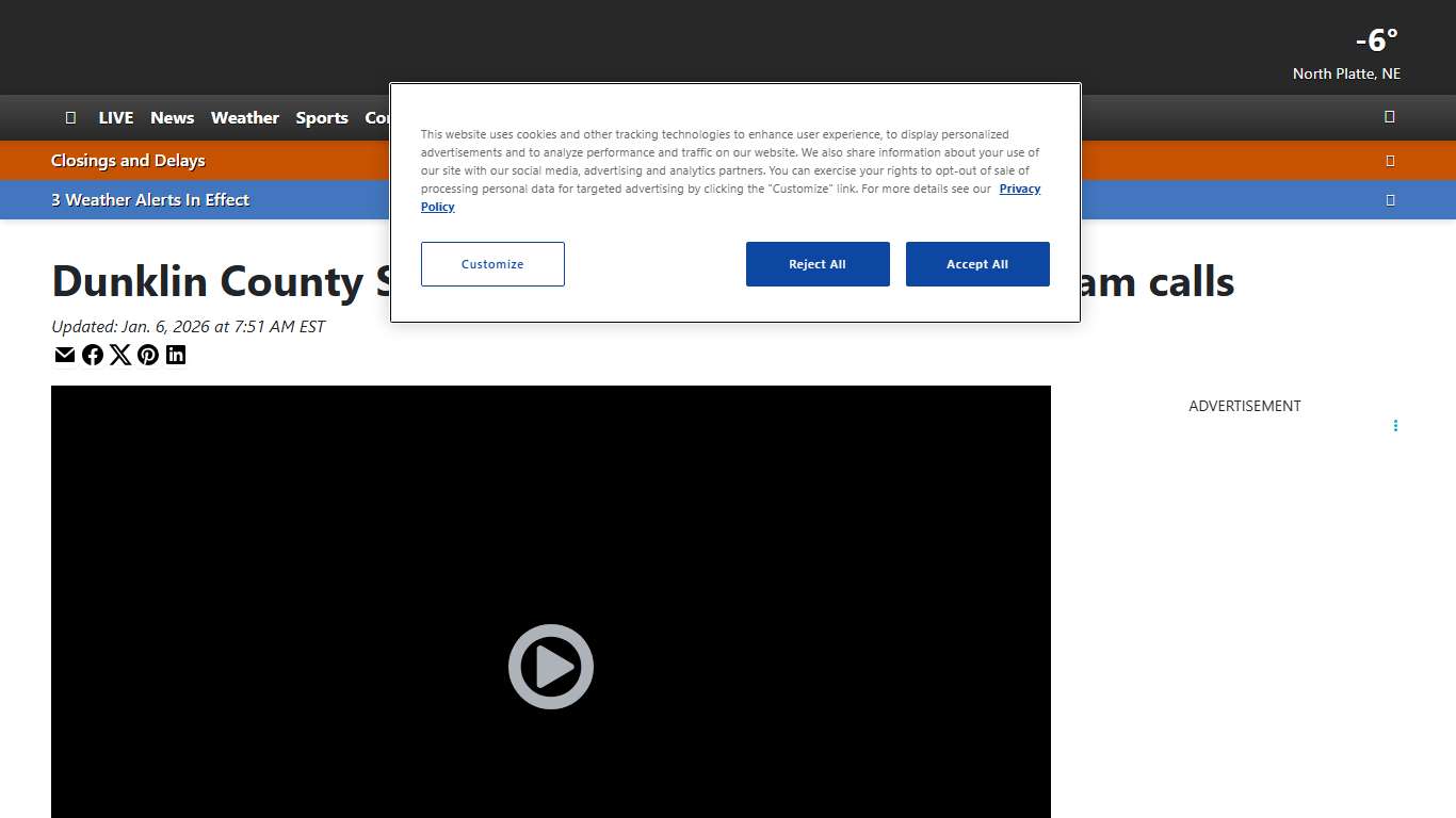 Dunklin County Sheriff’s Office warns of warrant scam calls